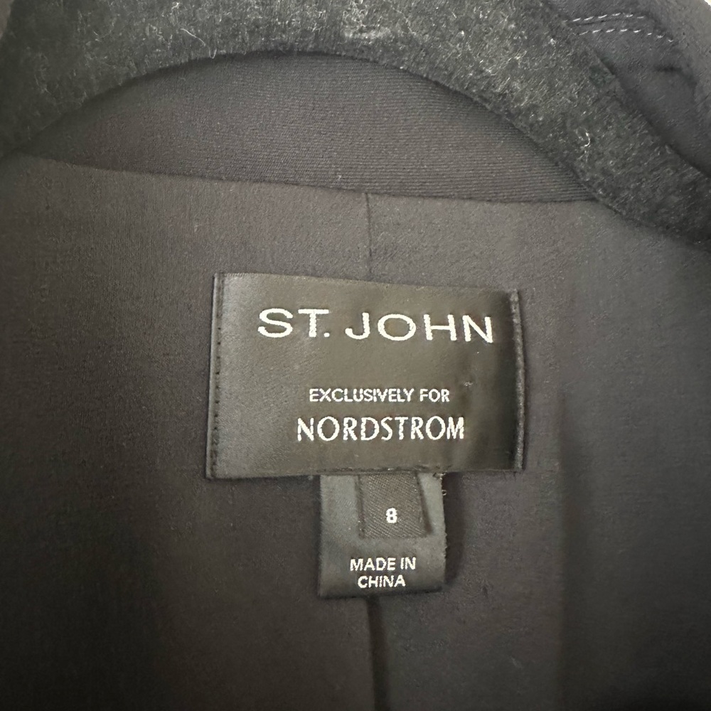 ST. JOHN One Button Black Blazer - image 3